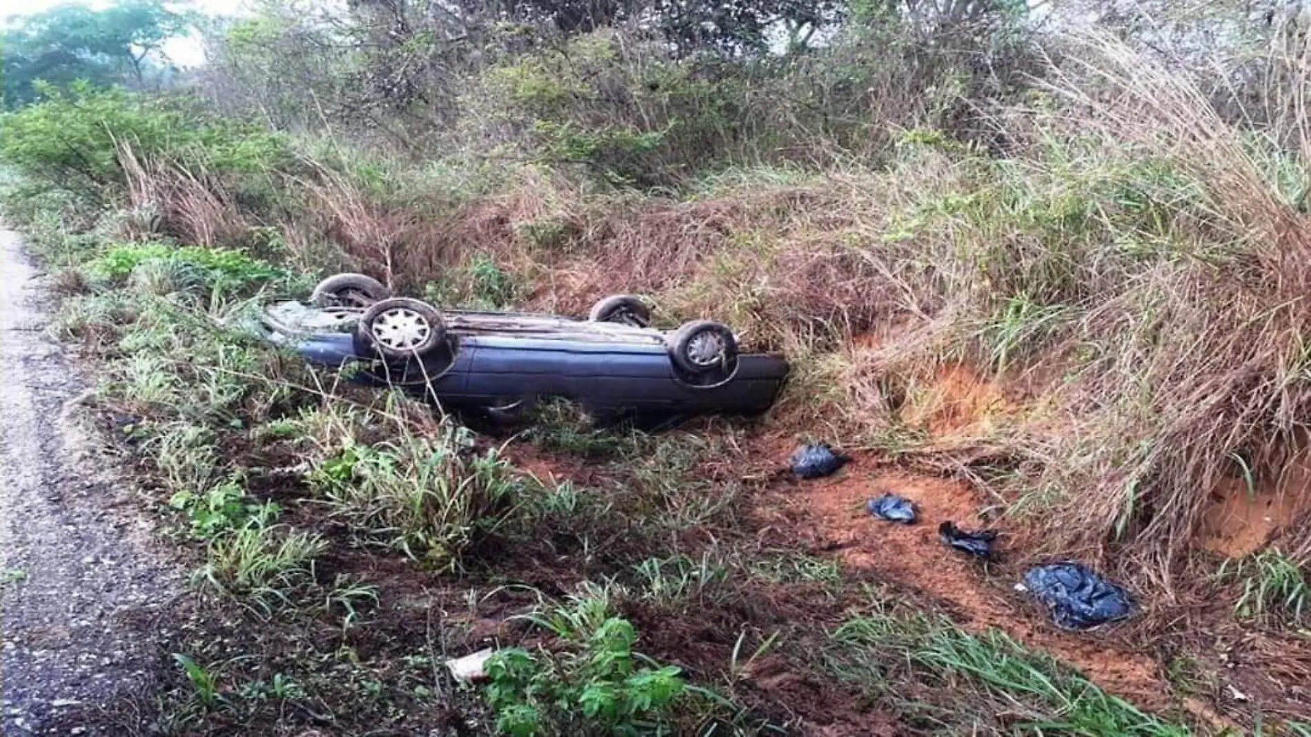 volcadura accidente